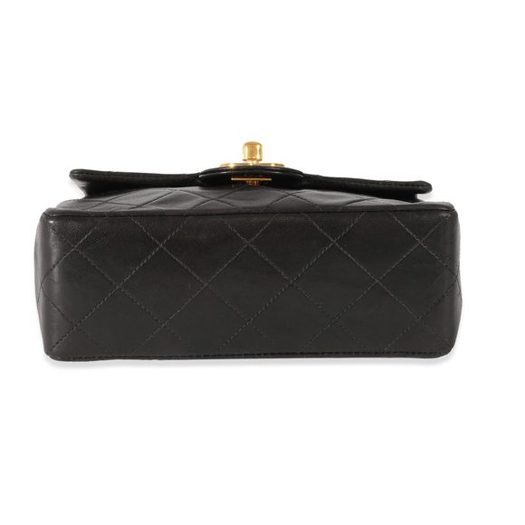 Chanel Vintage Black Lambskin 24K Mini Flap Bag - Picture 5 of 8